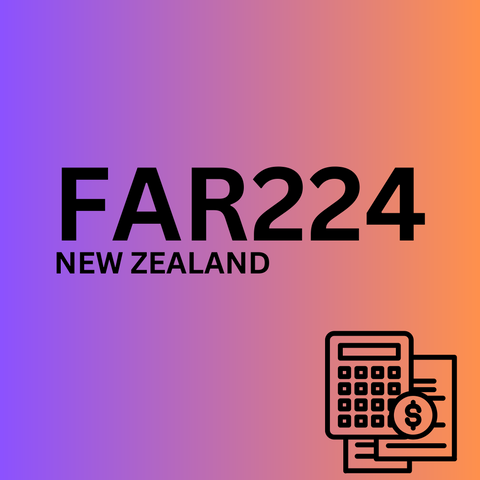 FAR224 NZ - Financial Accounting and Reporting (New Zealand)